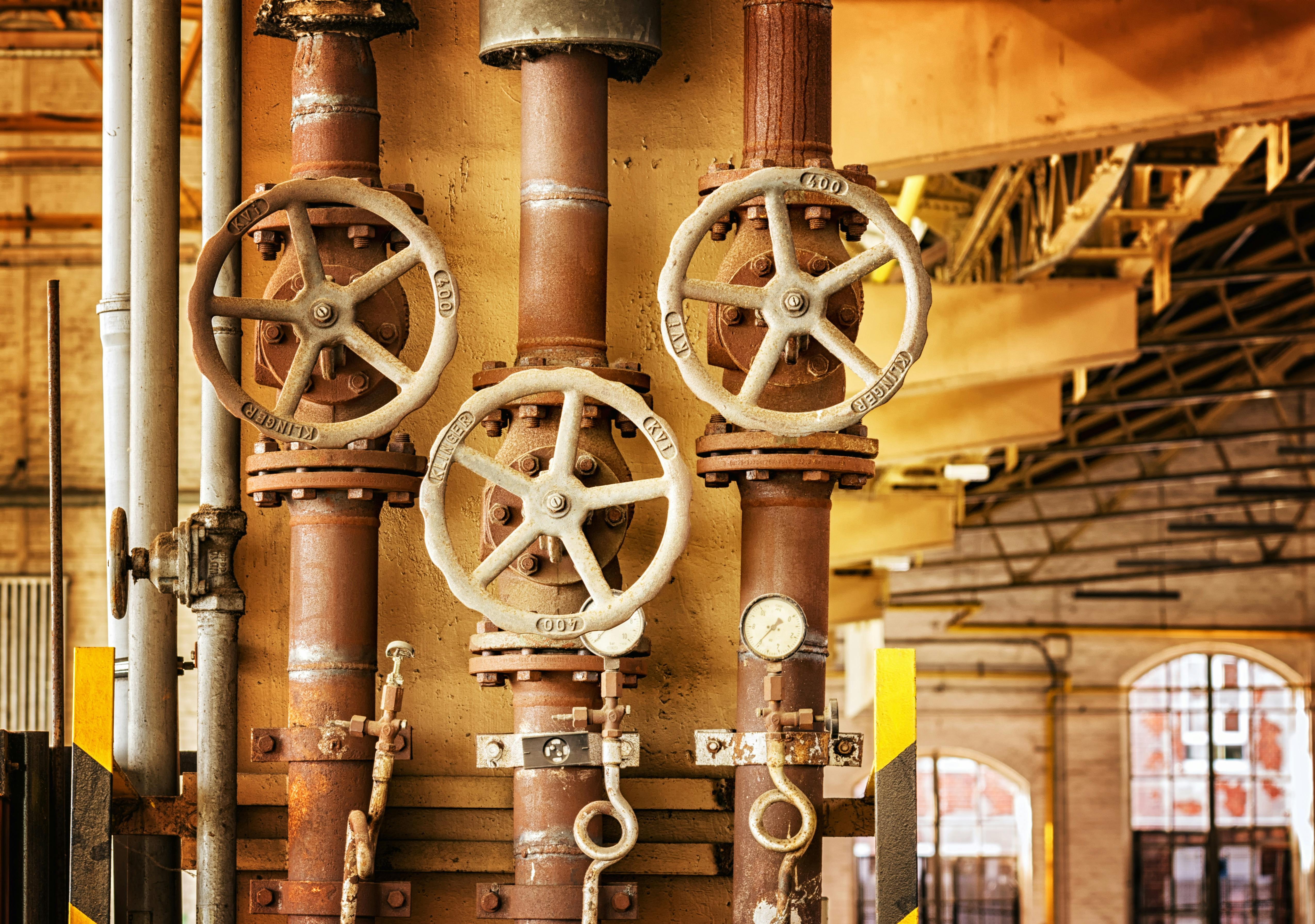 Industrial pipelines at Shiv Pipe's ISO certified facility